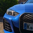Glanz in der Sonne nach Autowäsche