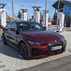 Ladestop bei Ionity in Merklingen